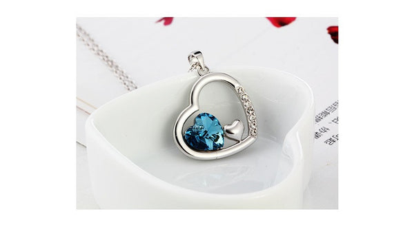 NLFA120 Fashion Living In My Heart Pendant Necklace