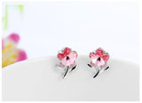 ERFA219 Trendy Classical Blossoming Flower Stud Earrings