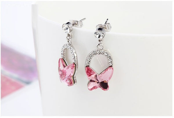 ERFA178 Fashion Charm Butterfly Stud Earrings