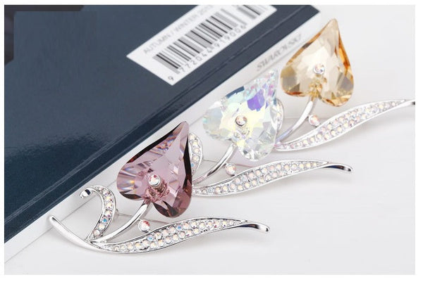 JRFBC013 Fashion Charm Violin Brooch