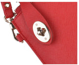 Mesh it up Solid Wristlet Bag