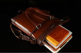 Fashion Dark Edges Briefcase Messenger