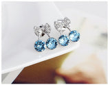 ERFA164 Trendy Charm Cherry Stud Earrings