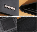 Charm Solid Black Long Size Wallet