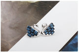 ERFA216 Trendy Charm Swan Stud Earrings