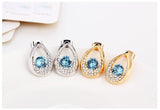 ERFA182 Classical Charm Tears in Heaven Stud Earrings