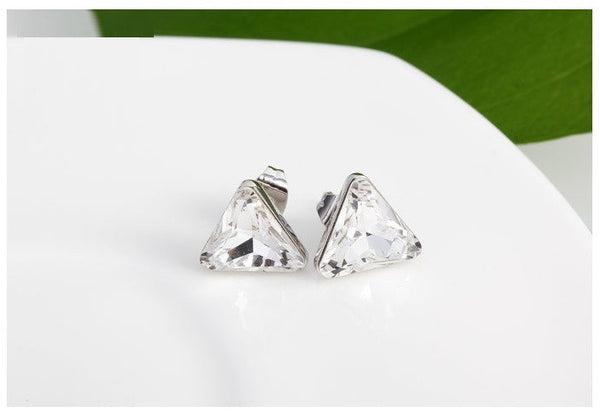 ERFA171 Fashion Charm Triangle Stud Earrings