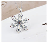 NLFA276 Fashion Dream Snow Pendant Necklace