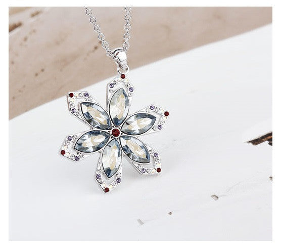 NLFA276 Fashion Dream Snow Pendant Necklace