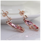 ERFA034 Trendy Charm Long Water Drop Stud Earrings