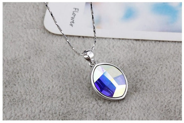 NLFA312 Trendy Water Drop Pendant Necklace