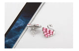 ERFA216 Trendy Charm Swan Stud Earrings