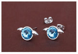 ERFA205 Fashion Charm Angel with Wings Stud Earrings