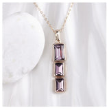 NLFA046 Fashion Charm Bamboo Pendant Necklace
