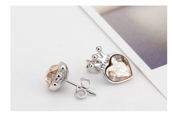 ERFA203 Fashion Charm Your Majesty My Queen Stud Earrings