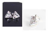 ERFA171 Fashion Charm Triangle Stud Earrings