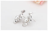 ERFA200 Vintage Charm Flower Stud Earrings
