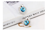 ERFA206 Trendy Charm Fancy Circle Stud Earrings