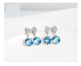 ERFA164 Trendy Charm Cherry Stud Earrings