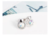 ERFA211 Fashion Charm Fancy Circle Stud Earrings