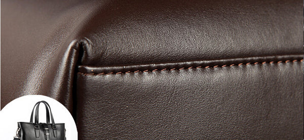 Fashion Solid Roomy Black Briefcase
