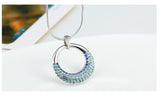 NLFA268 Charm Half Moon Pendant Necklace