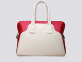 Fashionable Two-tone Colorblock Tote Bag