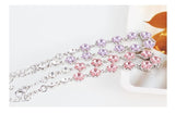 BLFA073 Fashion Charm Lily Link Bracelet