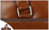 Fashion Dark Edges Brown Briefcase Messenger