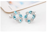 ERFA132 Fashion Charm Circle of Beauty Stud Earrings