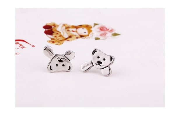 ERFA073 Fashion Charm Bear Stud Earrings