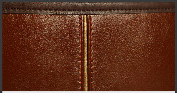 Fashion Dark Edges Brown Briefcase Messenger Bag