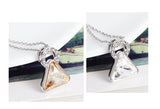 NLFA180 Charm Triangle Pendant Necklace