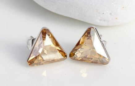 ERFA171 Fashion Charm Triangle Stud Earrings