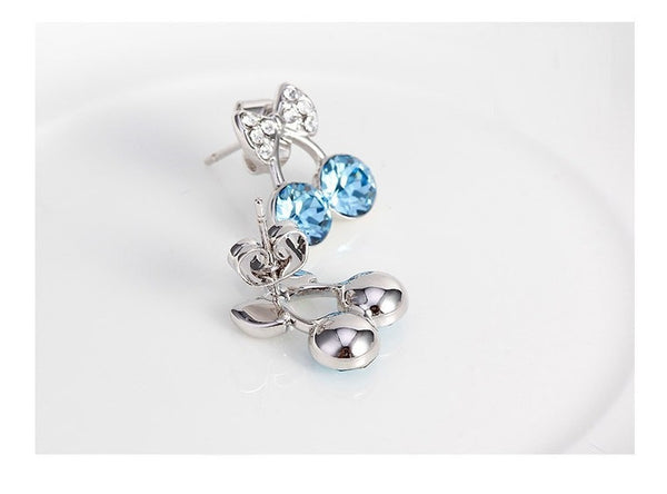 ERFA164 Trendy Charm Cherry Stud Earrings