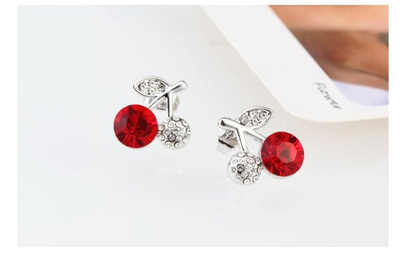 ERFA186 Fashion Charm Branch of Flower Stud Earrings