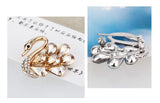 JRFBC004 Fashion Charm Swan Brooch