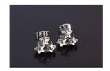 ERFA222 Fashion Charm Triangle of Stars Stud Earrings