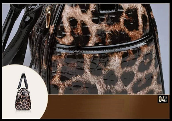 Leopard Crossbody Doctor Bag