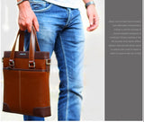 Fashion Dark Edges Briefcase Messenger