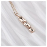NLFA046 Fashion Charm Bamboo Pendant Necklace