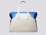 Fashionable Two-tone Colorblock Tote Bag