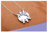 NLFA301 Charm Bright Sunlight Pendant Necklace