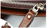 Fashion Dark Edges Brown Briefcase Messenger