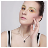 NLFA041 Charm Half Bucket Pendant Necklace