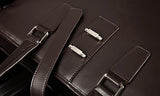 Fashion Solid Roomy Black Briefcase