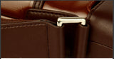 Fashion Dark Edges Brown Briefcase Messenger Bag