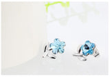 ERFA219 Trendy Classical Blossoming Flower Stud Earrings