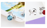 ERFA186 Fashion Charm Branch of Flower Stud Earrings