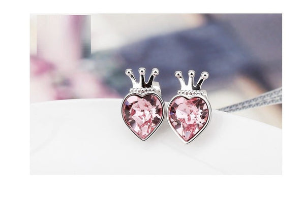 ERFA203 Fashion Charm Your Majesty My Queen Stud Earrings